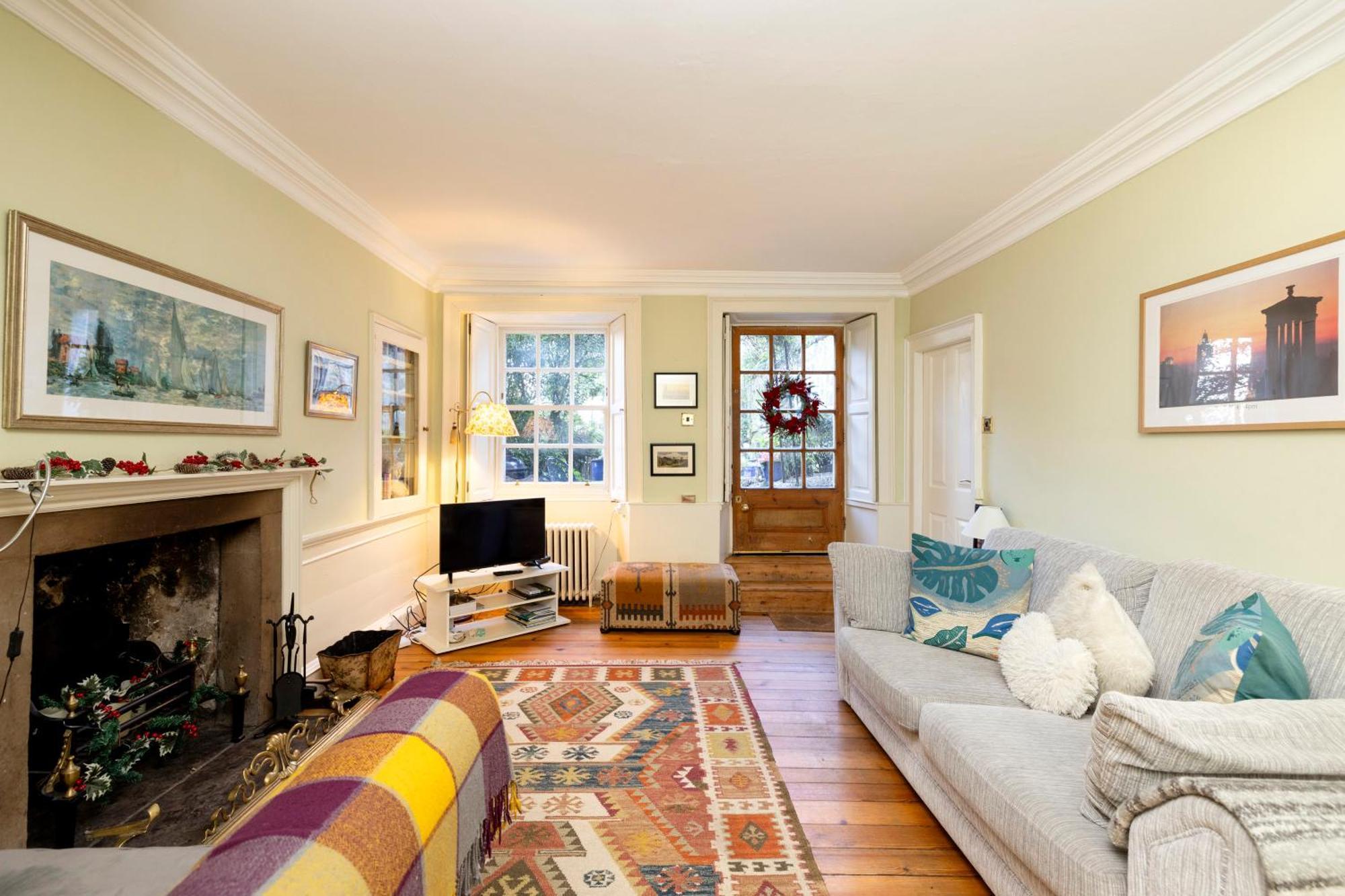 Joivy Beautiful Apartment, Private Garden, Calton Hill Единбург Екстериор снимка